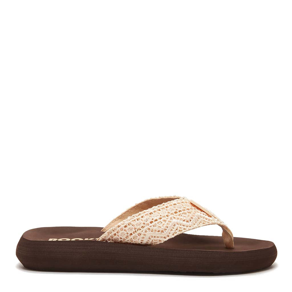 Rocket Dog Women's Spotlight Natural Crochet Flip-Flops – Rocket