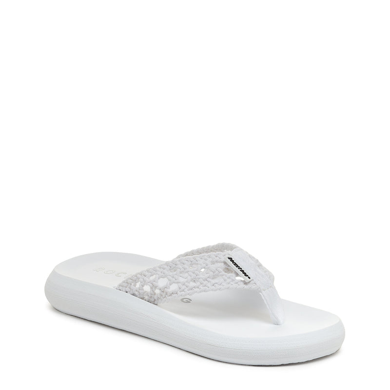 White Flip-flops