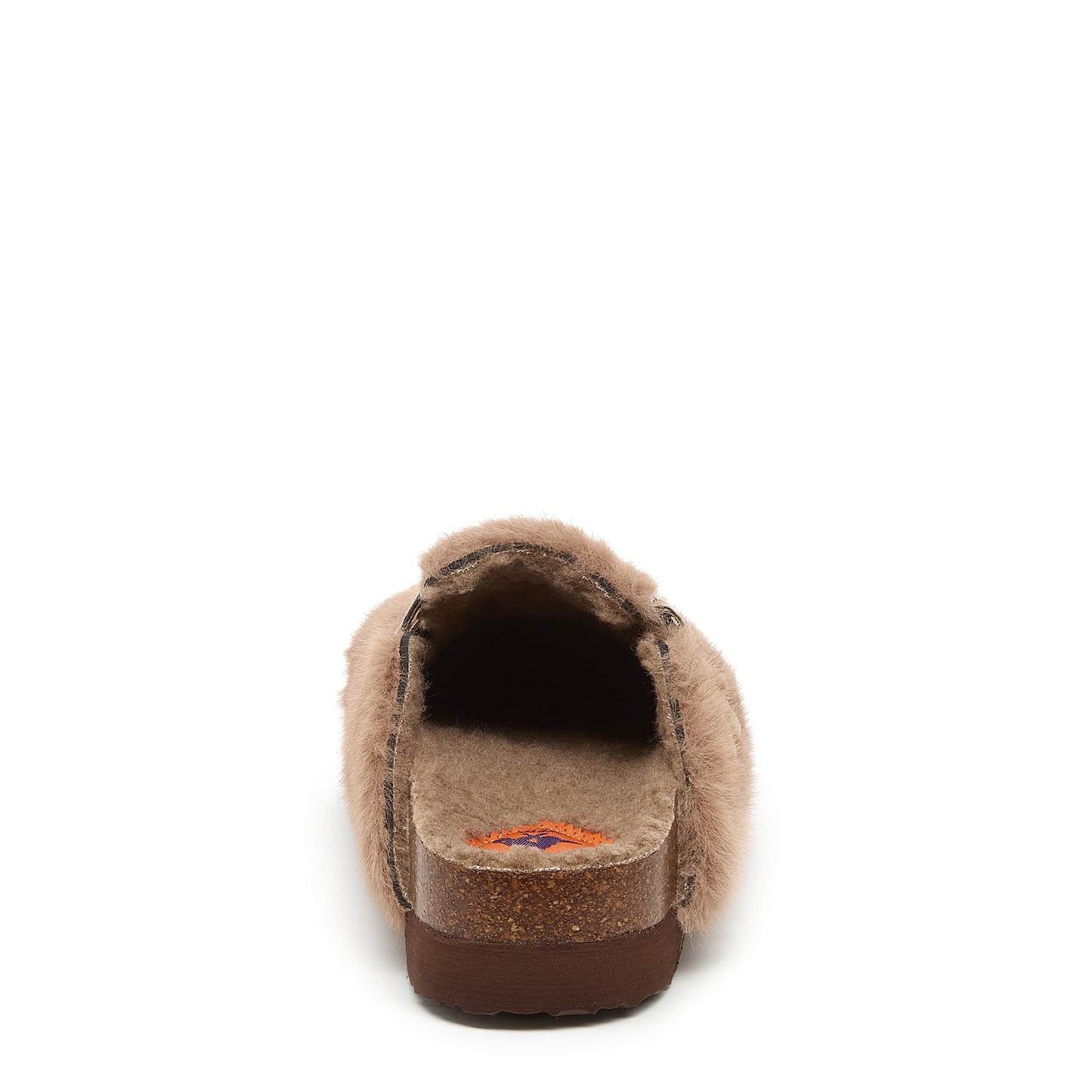 Abel Plus Fuzzy Taupe Clogs