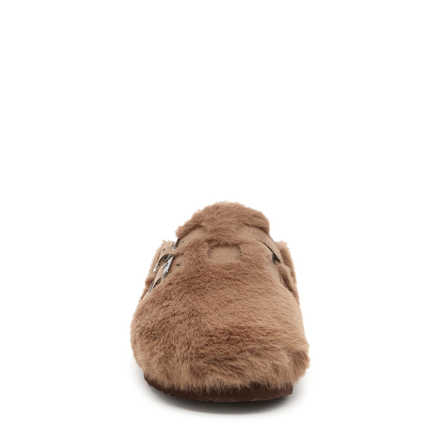 Abel Plus Fuzzy Taupe Clogs