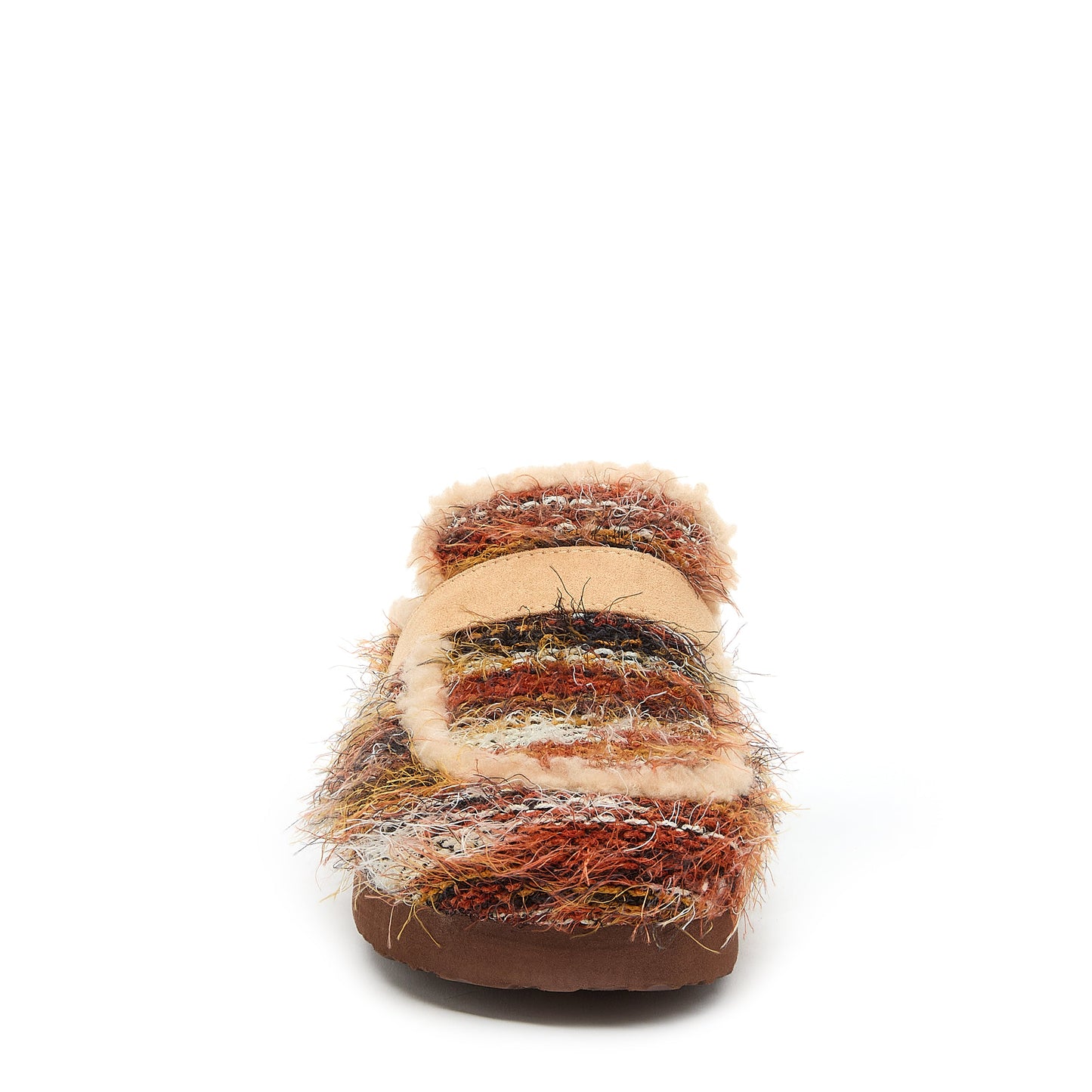 Arctic Brown Multi Shag Clogs