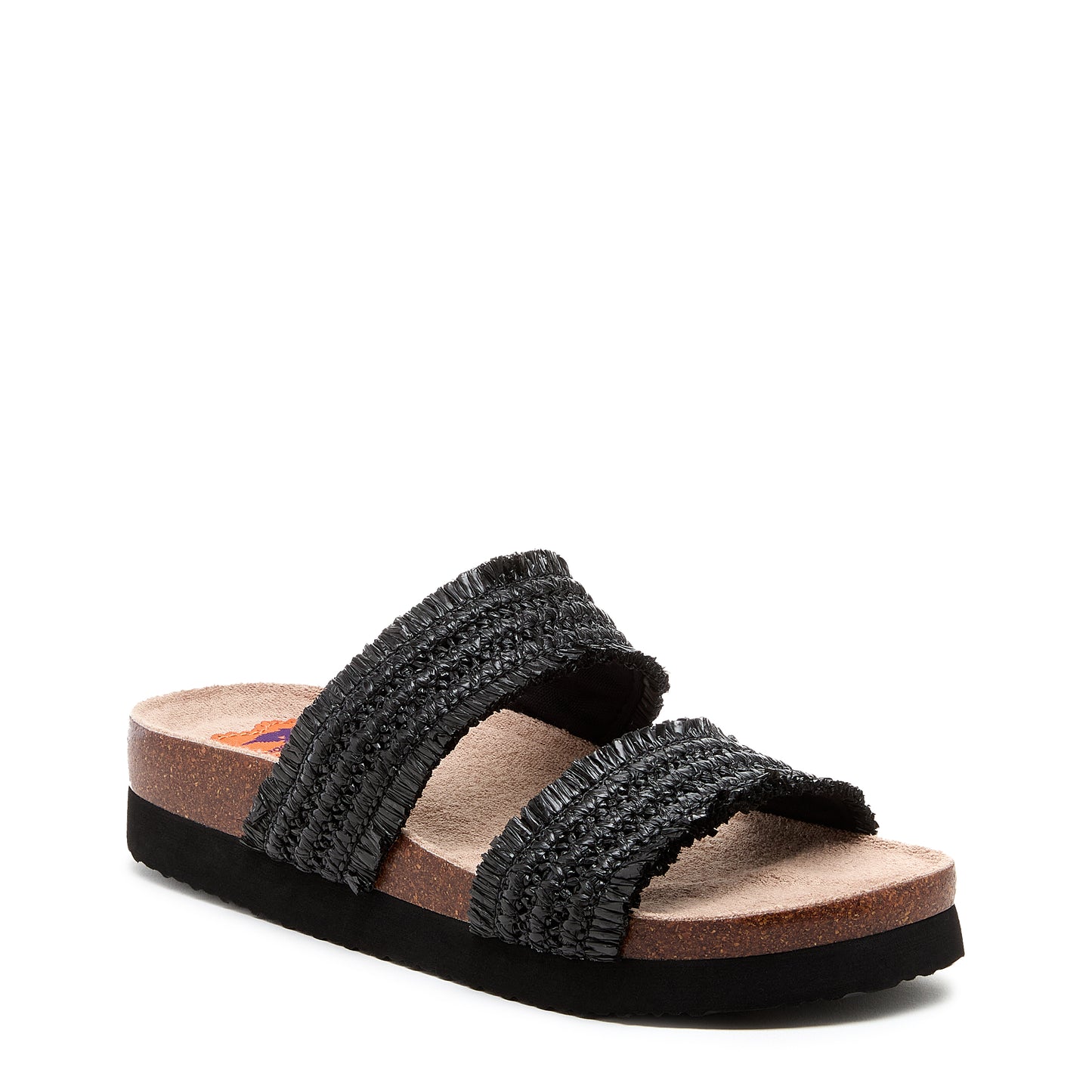 Aruba Black Raffia Sandals