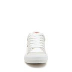Cheery White Olive Colour Block Trainers