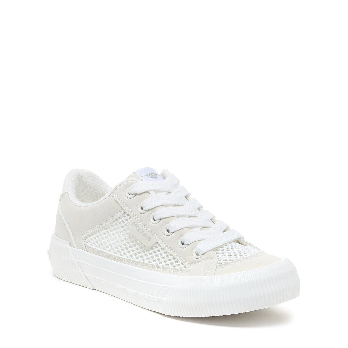 Cheery White Mesh Trainers