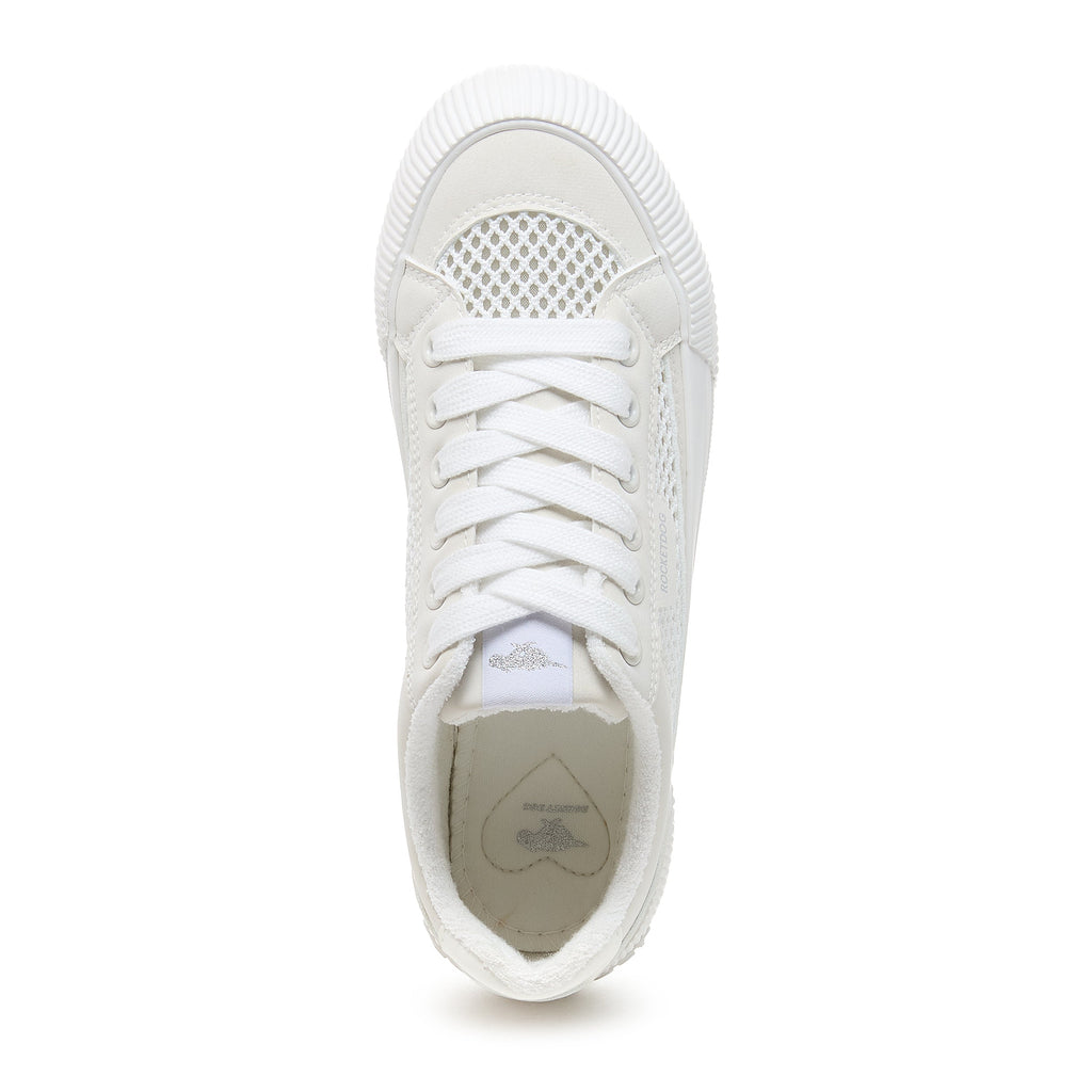 Cheery White Mesh Trainers