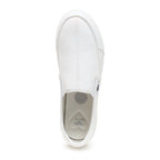 Cheery White Slip-On Plimsoll Trainers