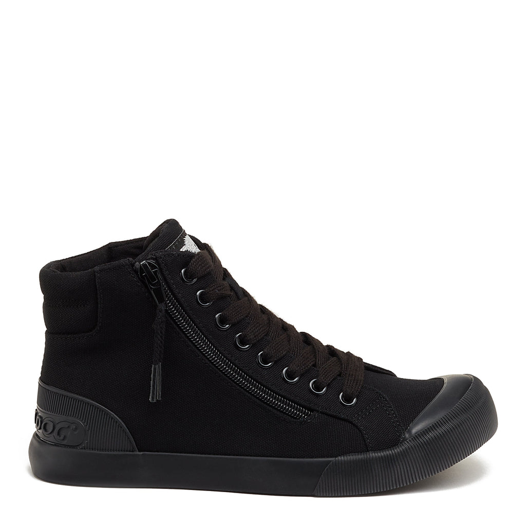 Rocket Dog® Jazzin All Black High Top trainer