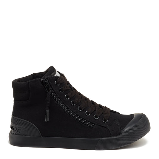 Rocket Dog® Jazzin All Black High Top trainer