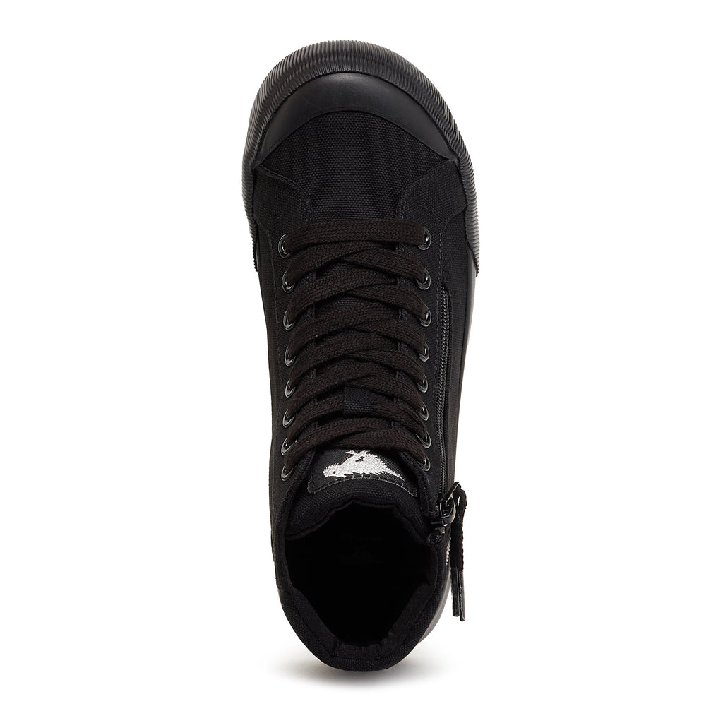 Rocket Dog® Jazzin All Black High Top trainer