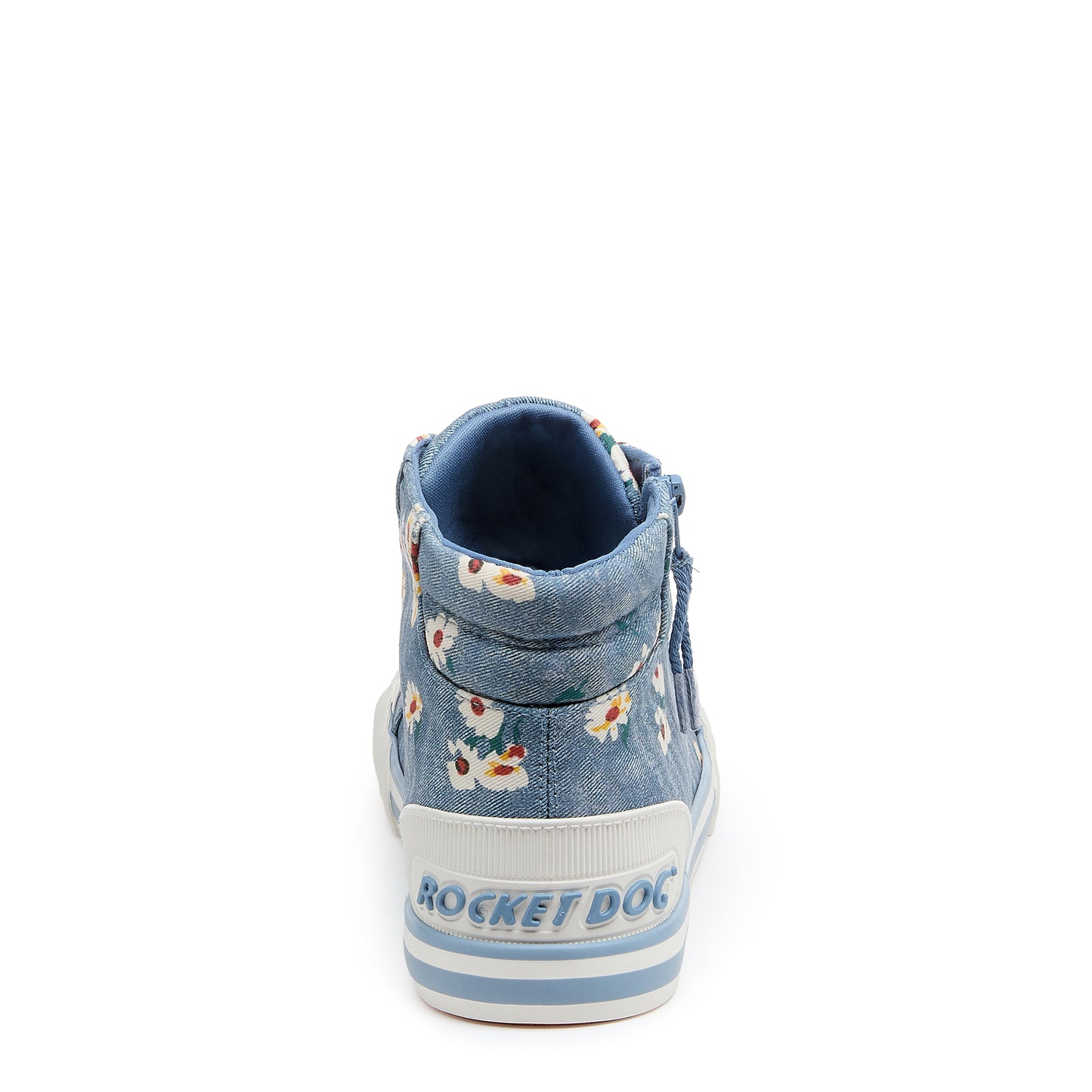 Jazzin Blue Floral High-top Trainers