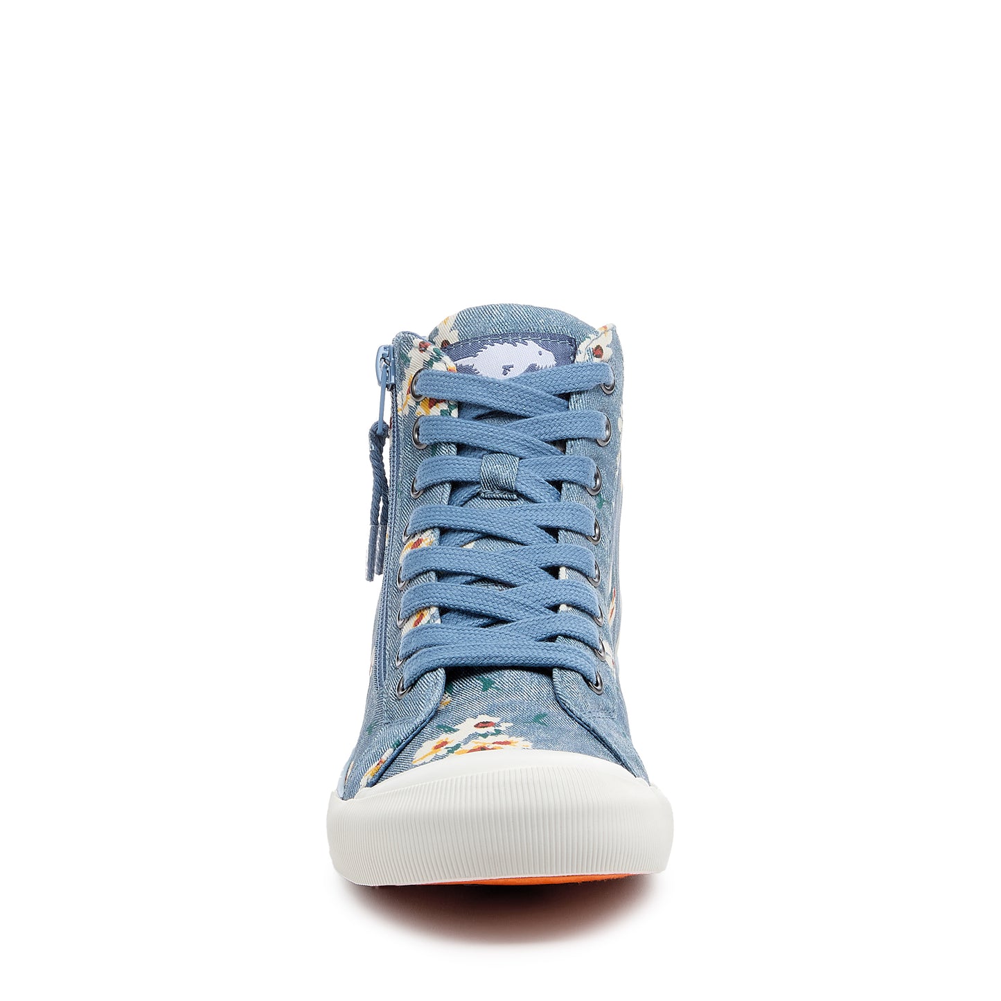 Jazzin Blue Floral High-top Trainers