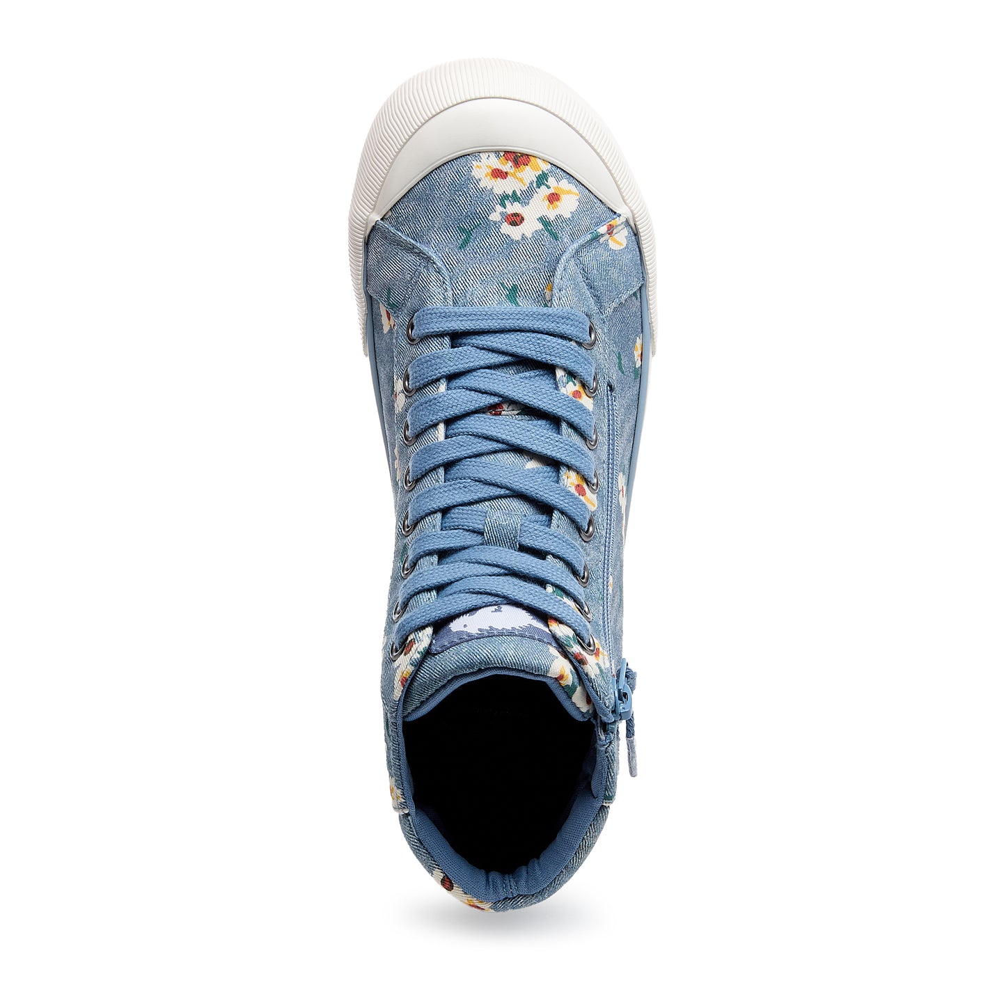 Jazzin Blue Floral High-top Trainers