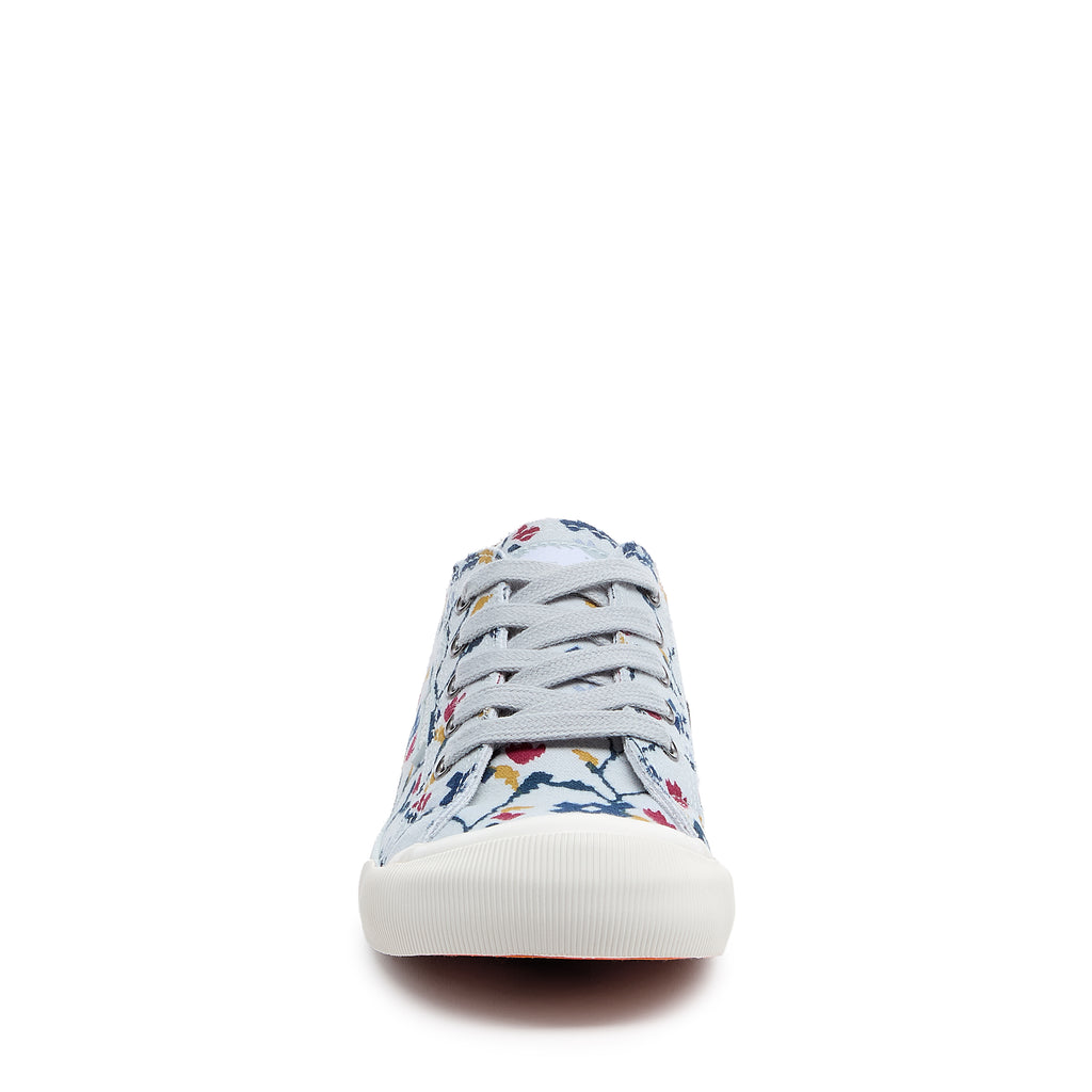 Jazzin Light Blue Floral Trainers