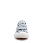 Jazzin Light Blue Floral Trainers