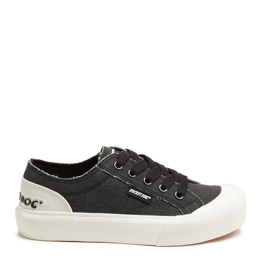 Jazzin Plus Black Platform Trainers