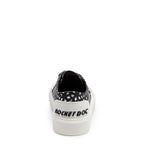 Jazzin Plus Black Geo Print Trainers