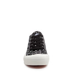 Jazzin Plus Black Geo Print Trainers