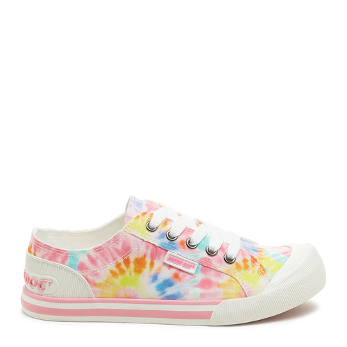 Jazzin Recycled Cotton Bright Tie Dye Trainers