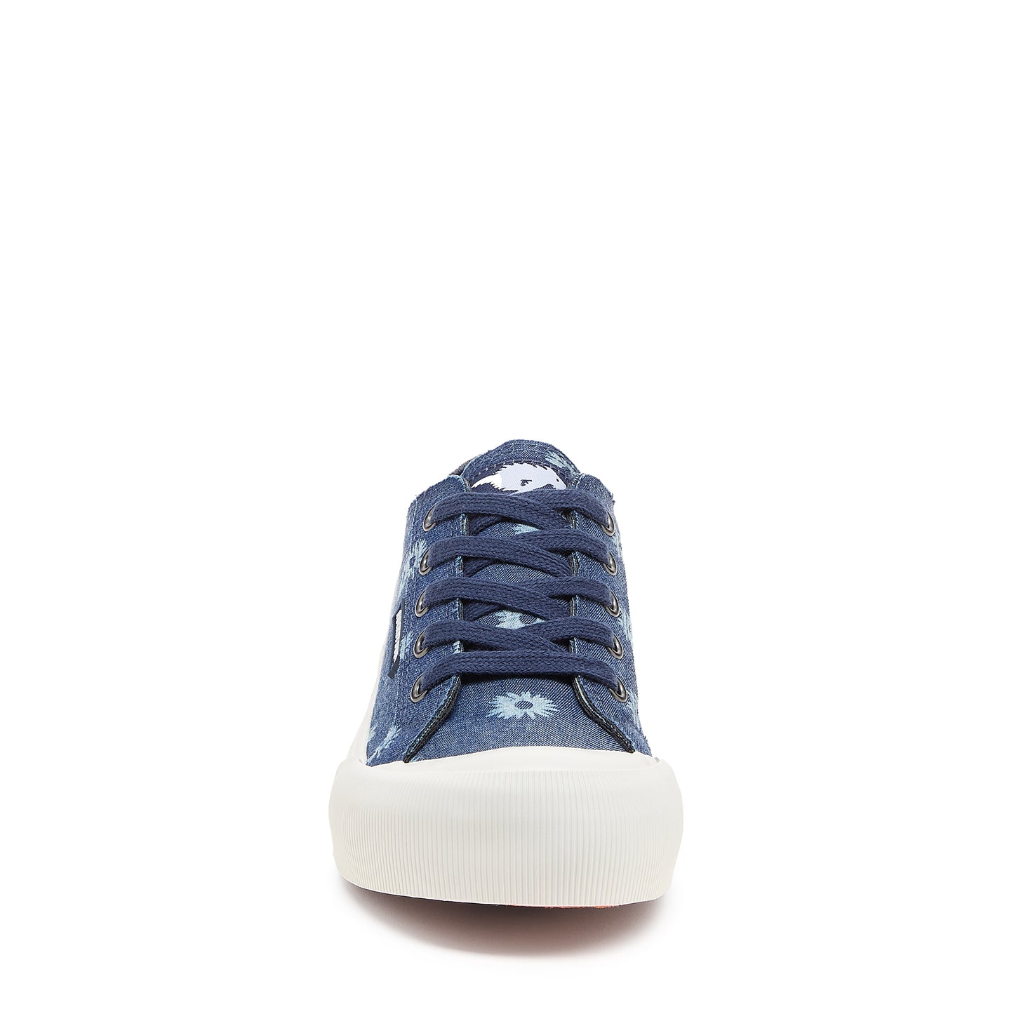 Jazzin Plus Denim Blue Floral Print Trainers