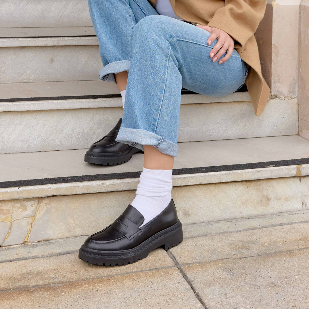 Perry Black Loafers