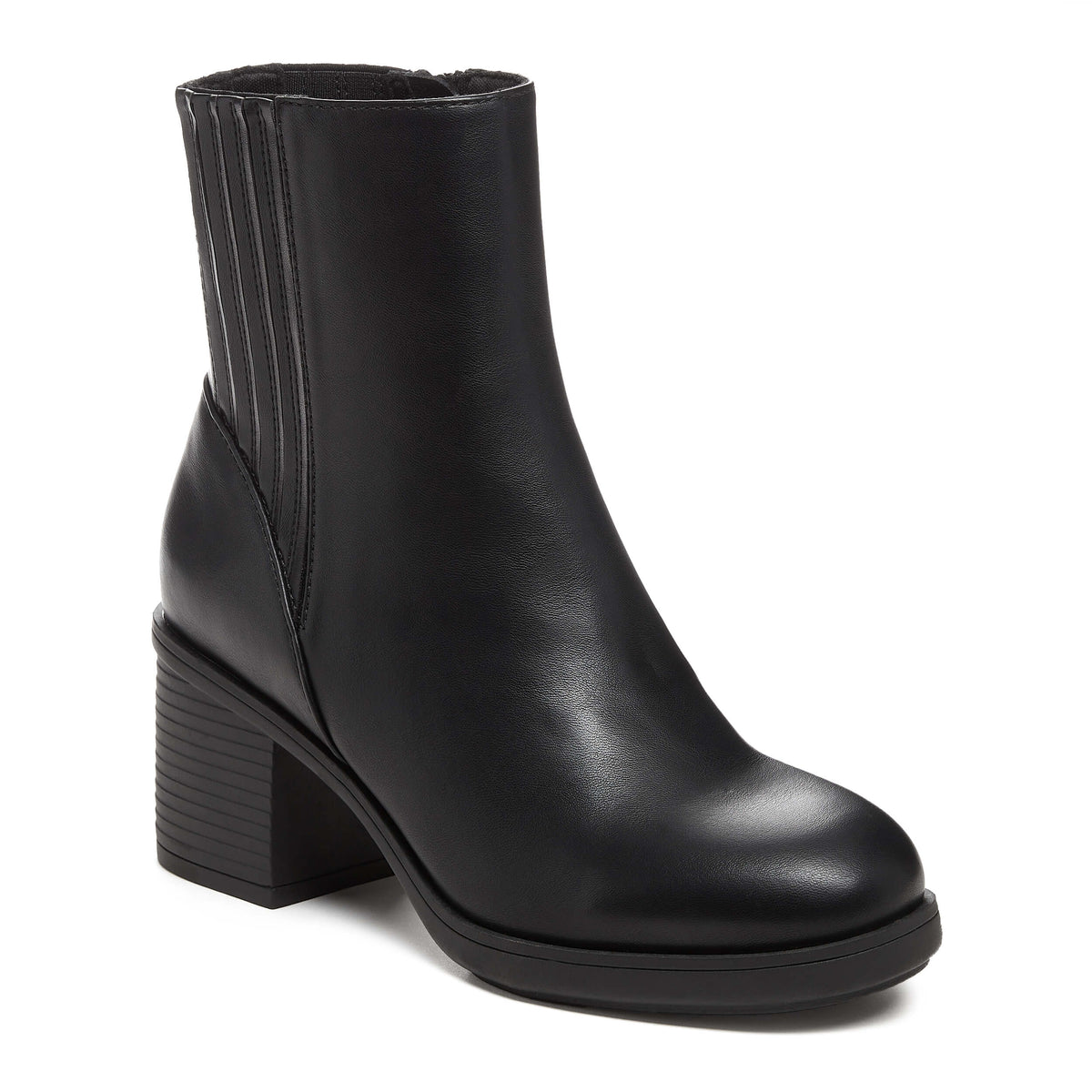 Sonora Black Platform Chelsea Boots