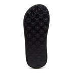 Black outsole of the Rocket Dog Spotlight pink leopard print flip flop