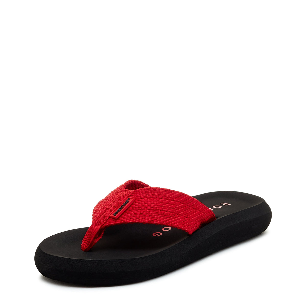 Sunset Red Webbing Flip Flop | Women's flip flop by Rocket Dog