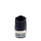 Jazzin Navy High Top Trainers