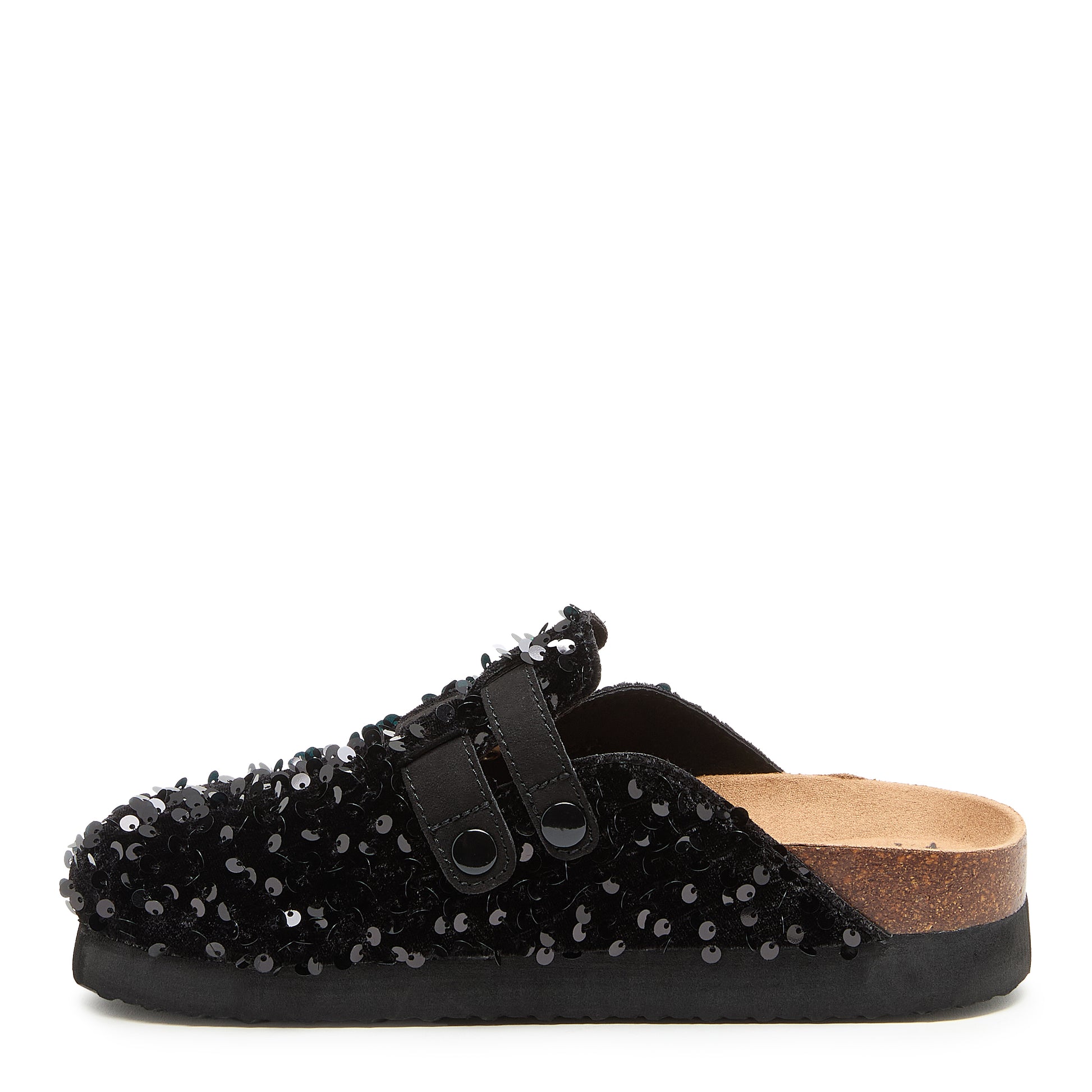 Rocket Dog Abel Plus Black Sequin Clogs