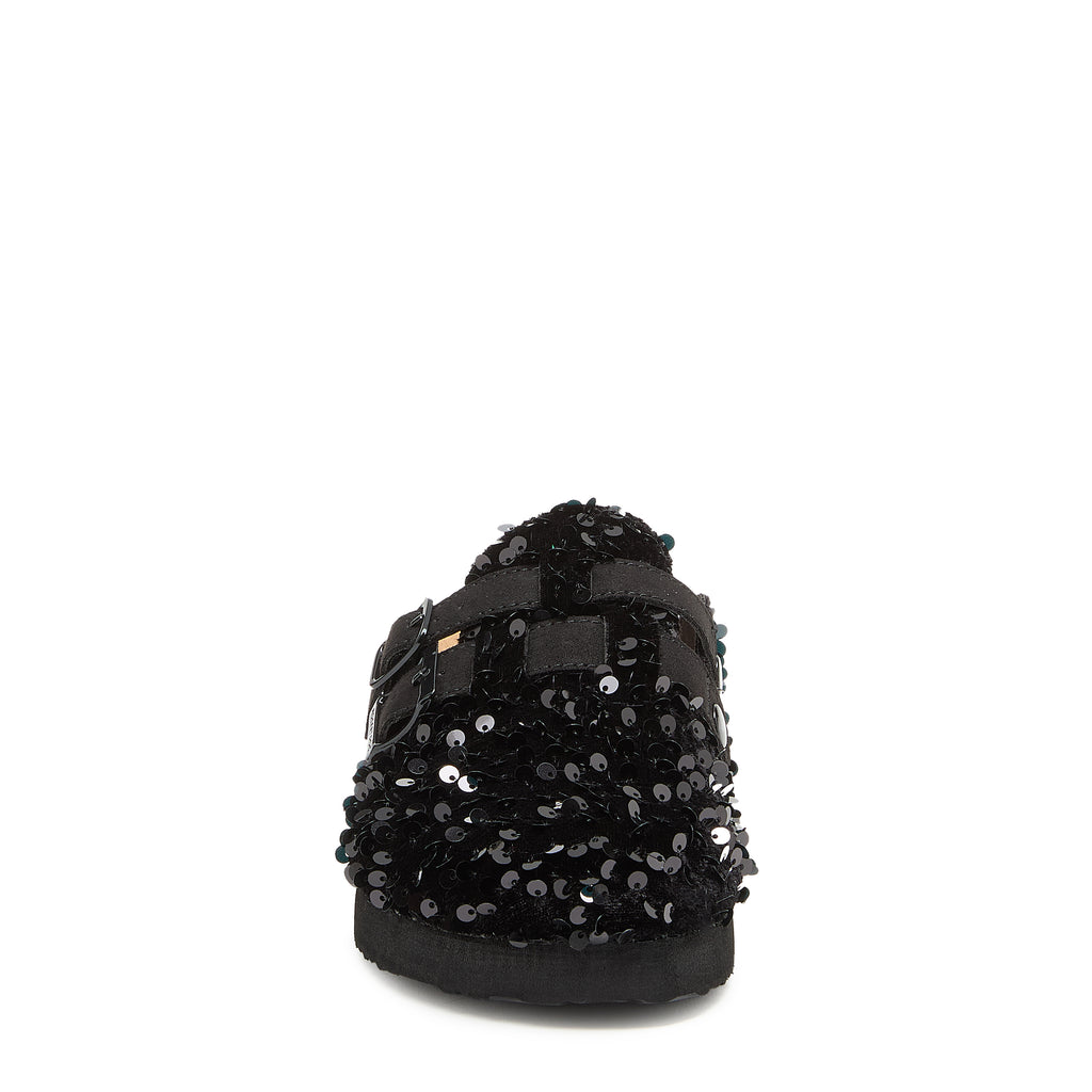 Rocket Dog Abel Plus Black Sequin Clogs