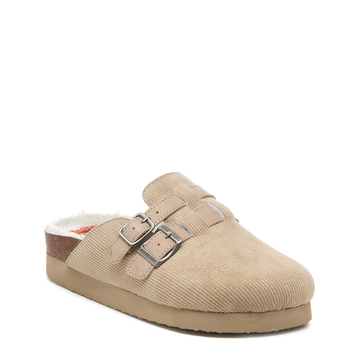 Abel Plus Taupe Corduroy Clogs