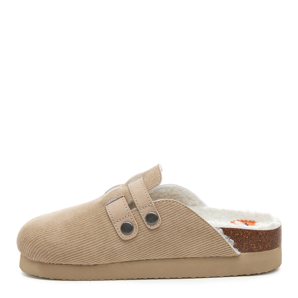 Abel Plus Taupe Corduroy Clogs