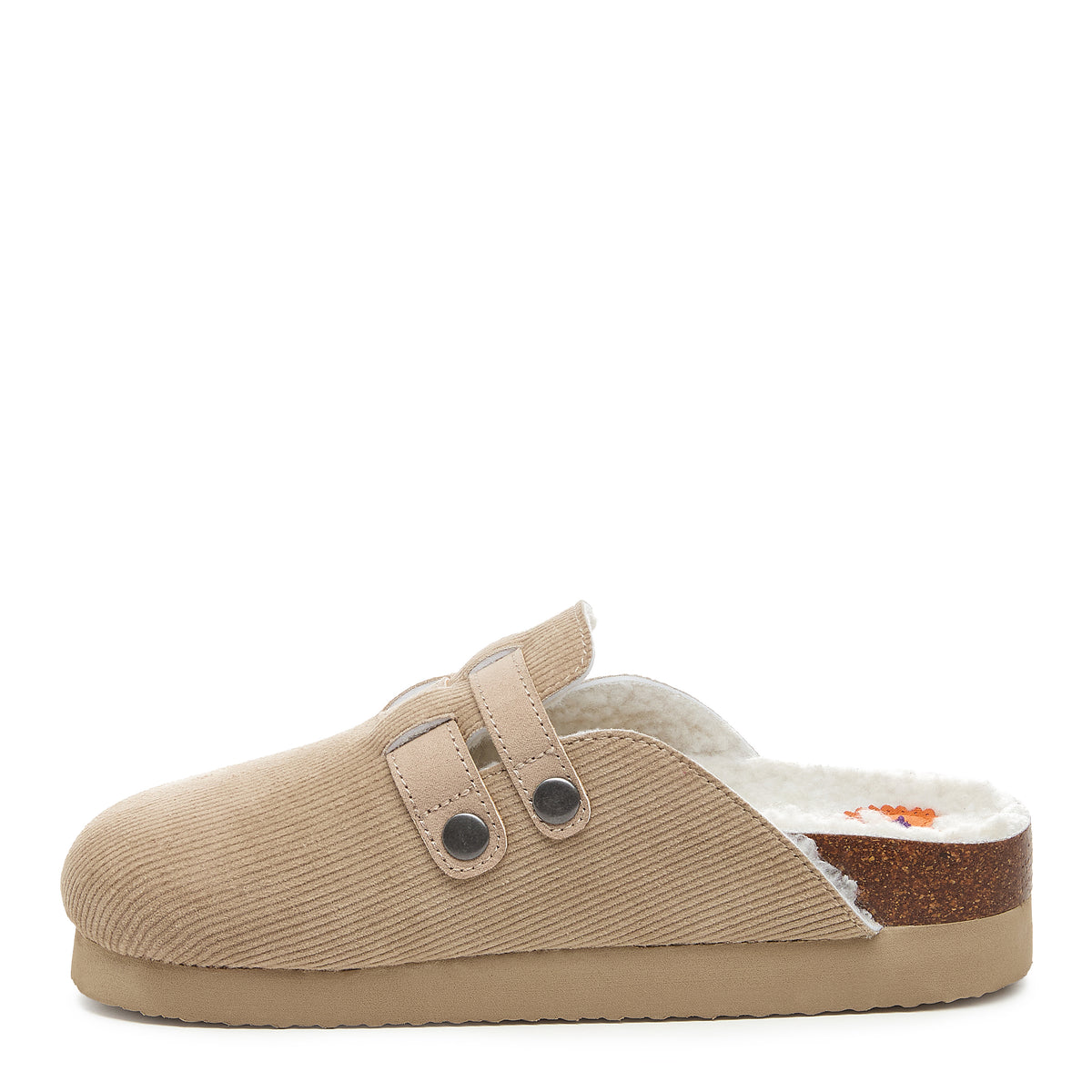 Abel Plus Taupe Corduroy Clogs