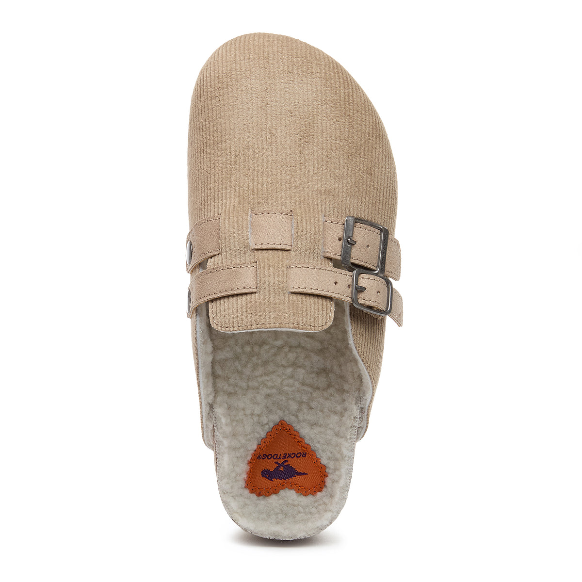 Abel Plus Taupe Corduroy Clogs