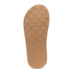 Pink outsole of the Rocket Dog Adios light pink snake print flip flop