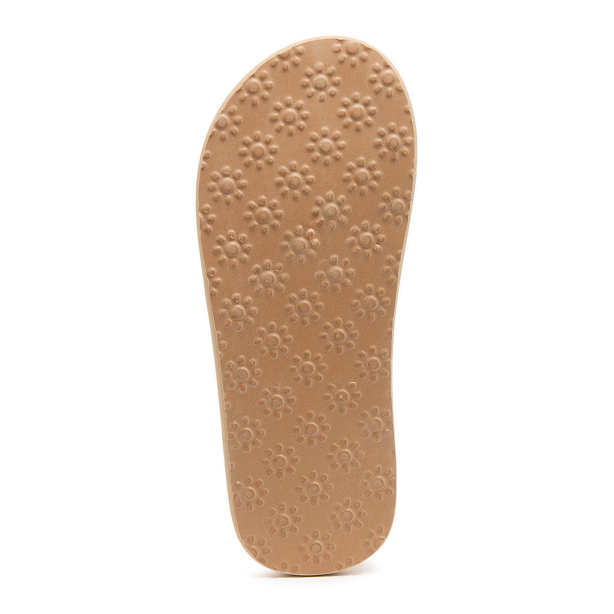 Pink outsole of the Rocket Dog Adios light pink snake print flip flop