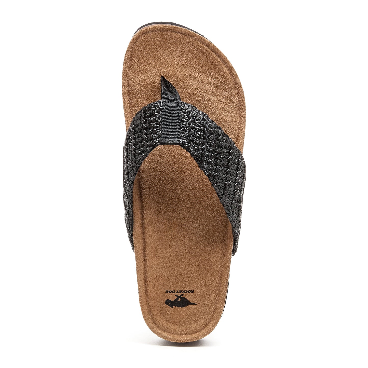 Aloha Black multi Flip Flops | Comfort detail | Women's beach flip flop | Rocket Dog