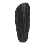 Shop Aloha Black multi Flip Flops | Black multi woven cotton straps women's beach flip flop | Rocket Dog