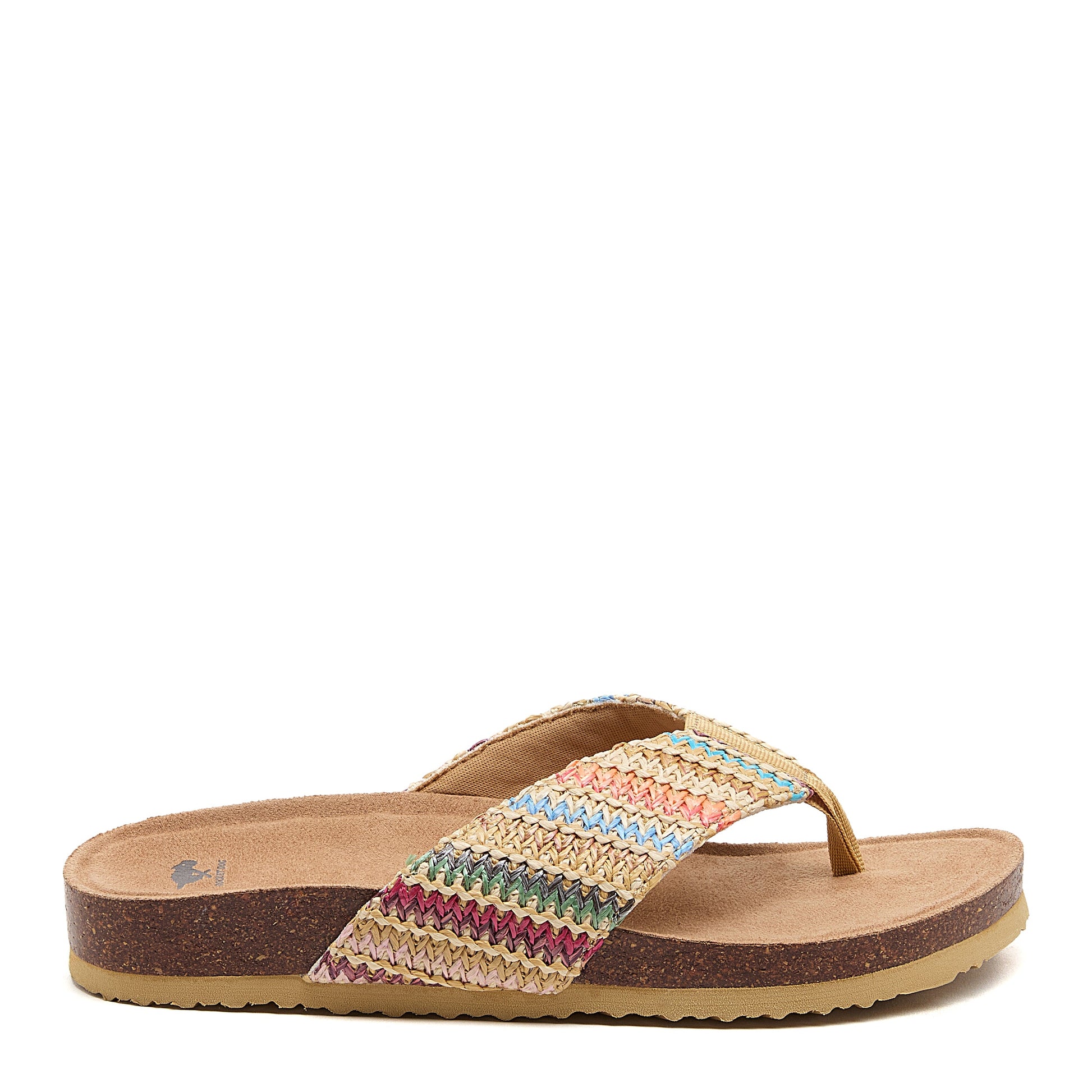 Aloha Natural Multi Flip Flops | Women's beach flip flop | Rocket Dog