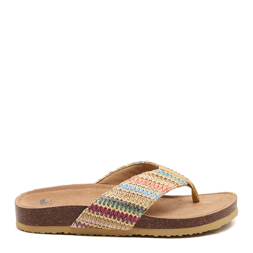 Aloha Natural Raffia Flip-Flops