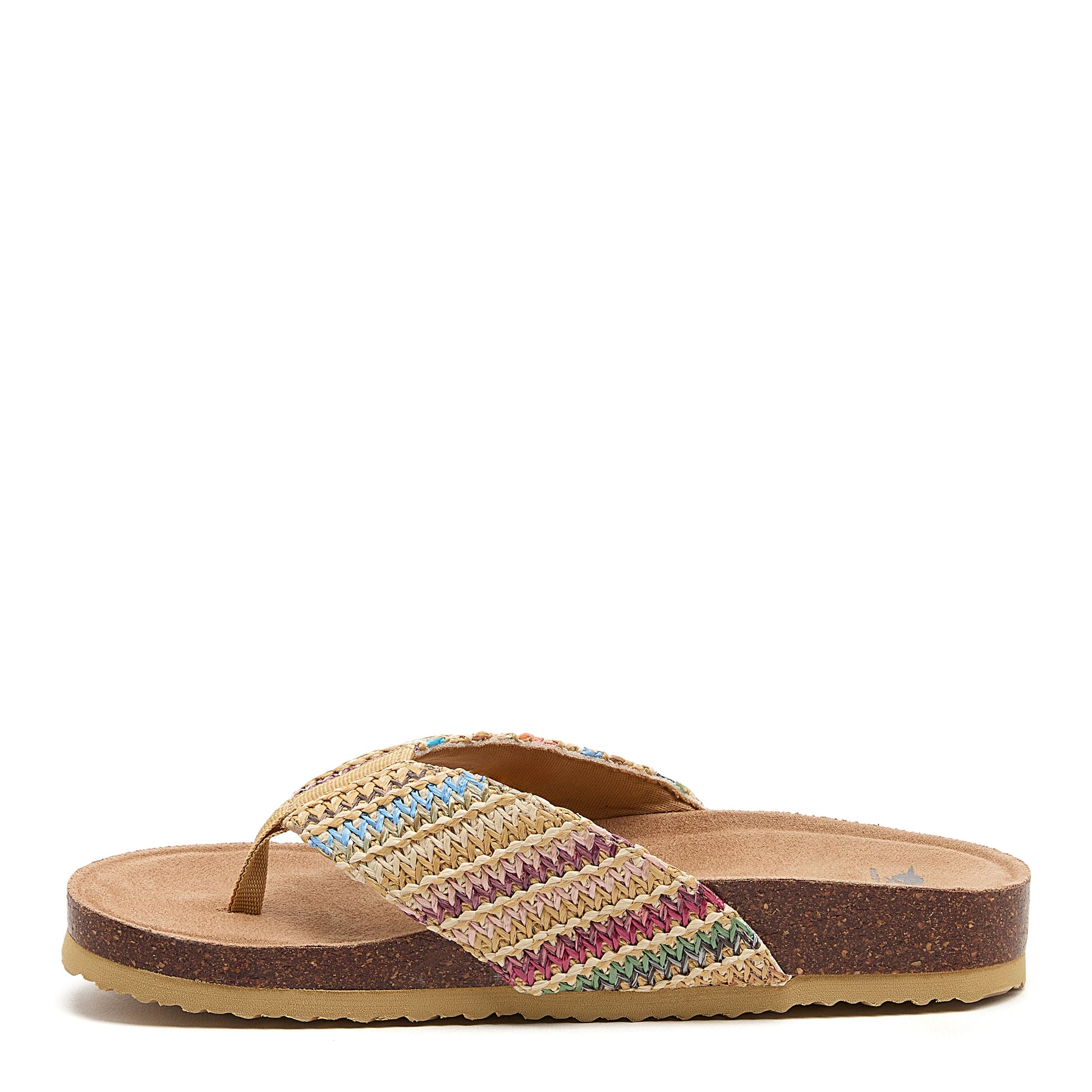 Aloha Natural Multi Flip Flops | Comfortable women's beach flip flop | Rocket Dog