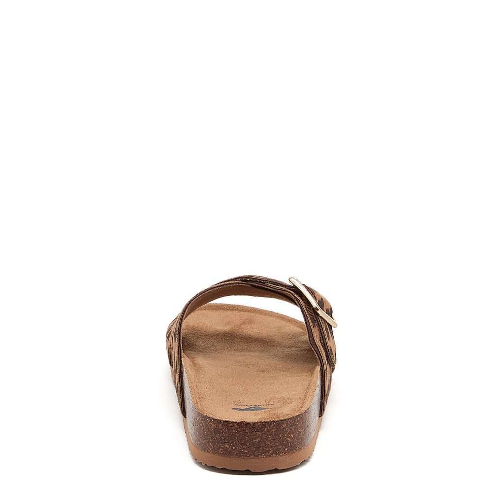 Rocket Dog Women’s Annie Tan Leopard Print Slide Sandal