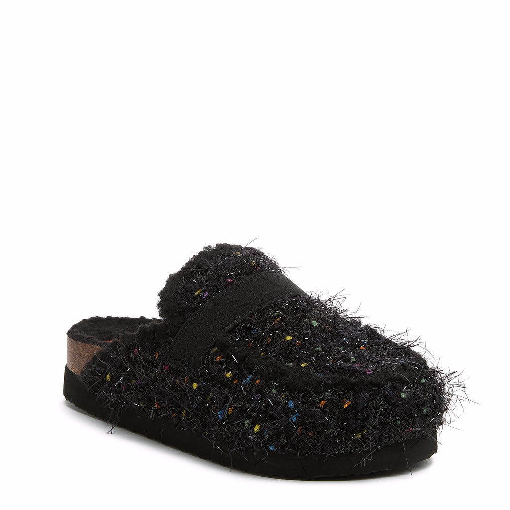 Arctic Black Glam Clogs