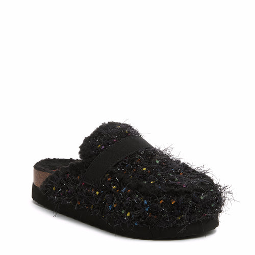 Arctic Black Glam Clogs