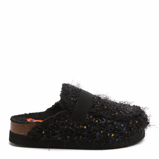 Arctic Black Glam Clogs