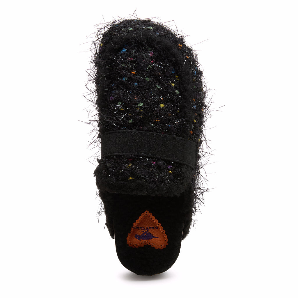 Arctic Black Glam Clogs