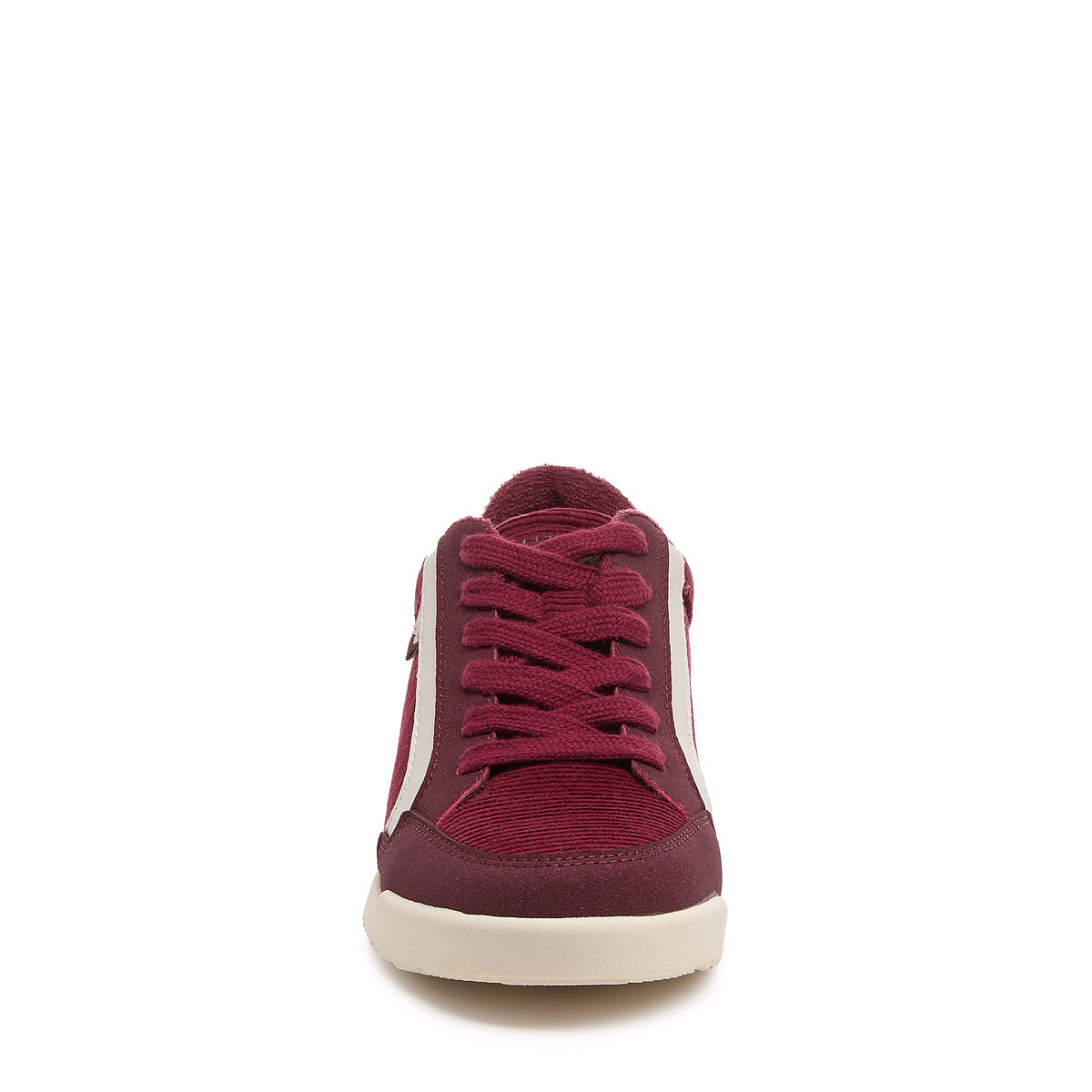 Bolt Burgundy Corduroy Trainers