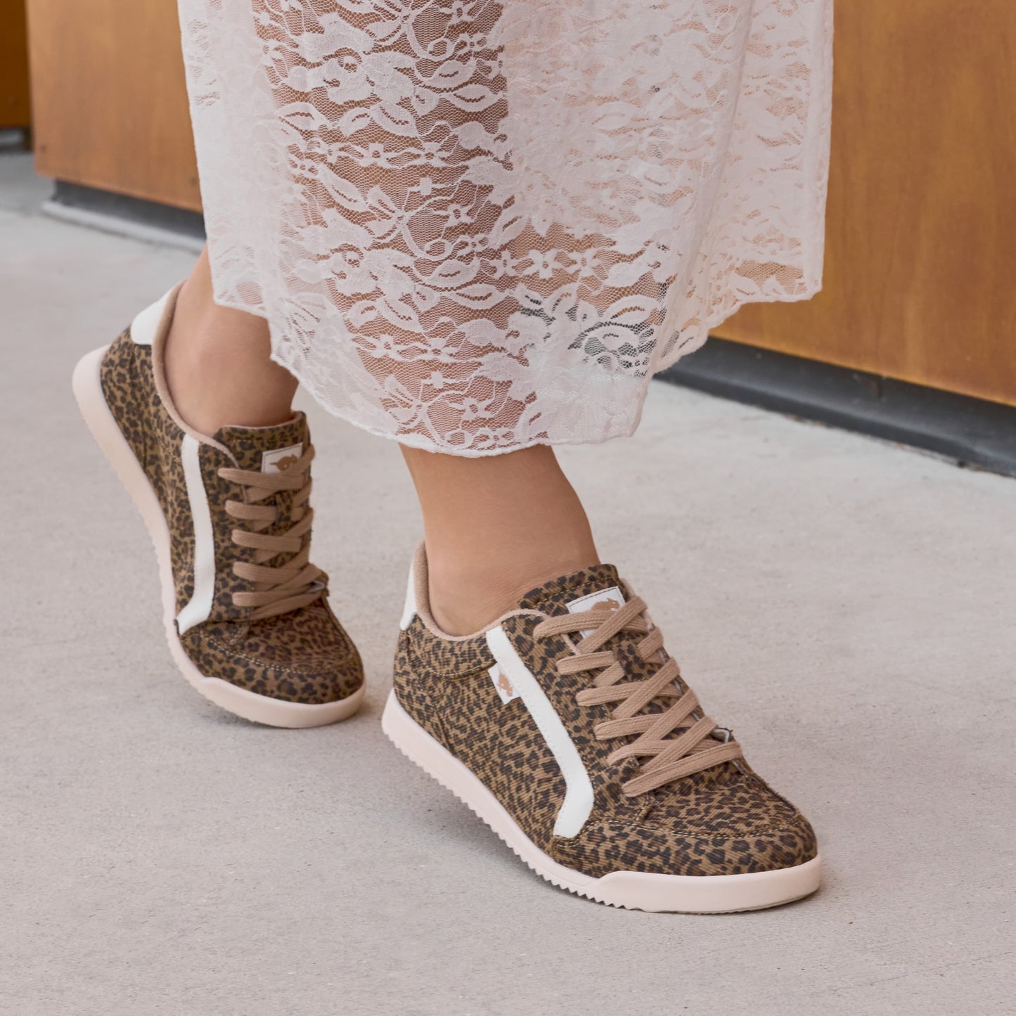 Bolt Leopard Print Trainers