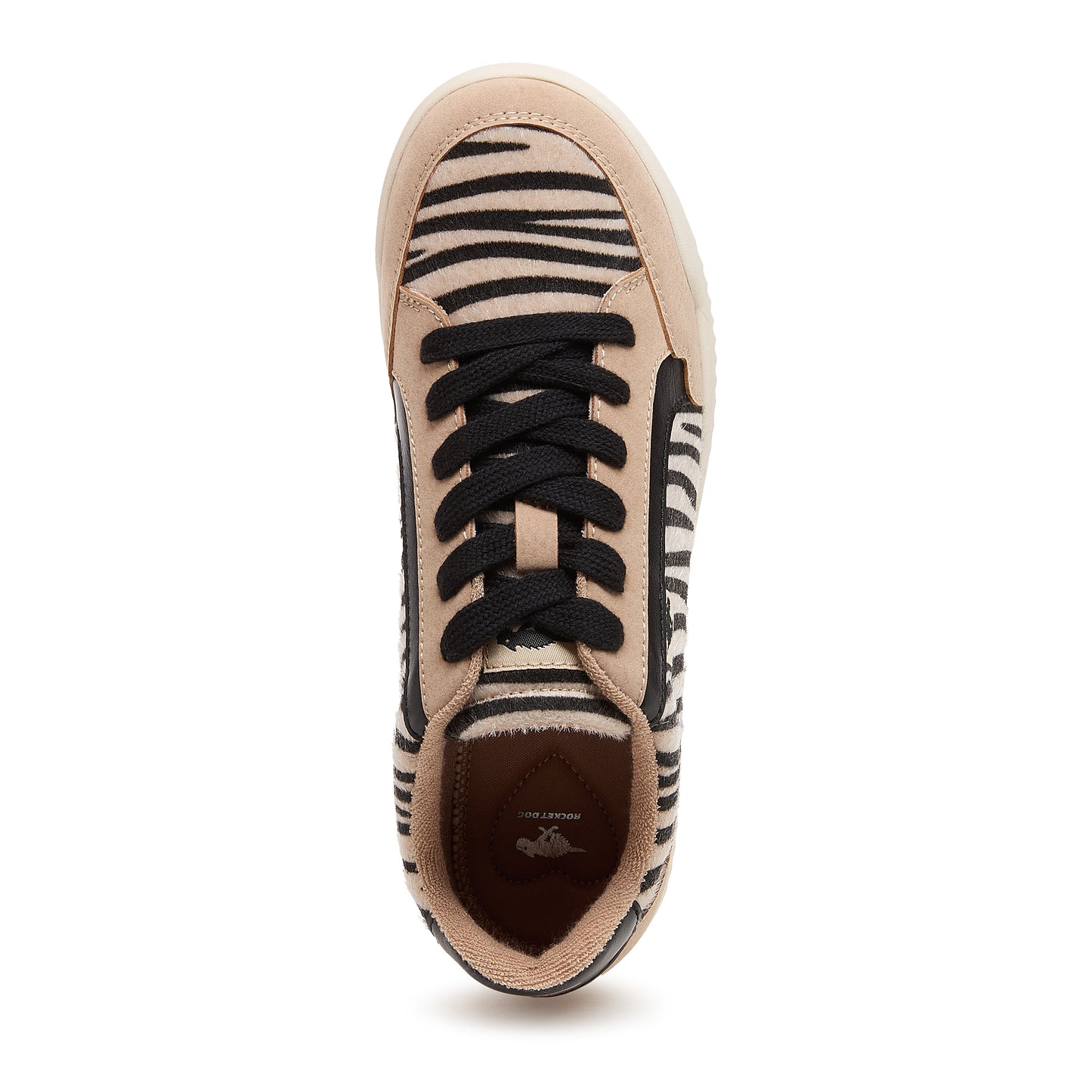 Bolt Tan Animal Print Trainers