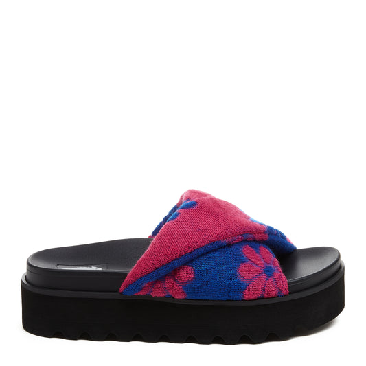 Breeze Hot Pink Slide Sandals